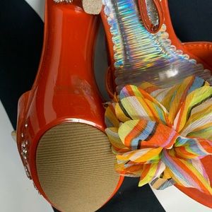 Women’s Orange heels Size 7.5